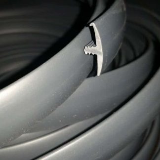 Dark Gray single lipped T-trim edging