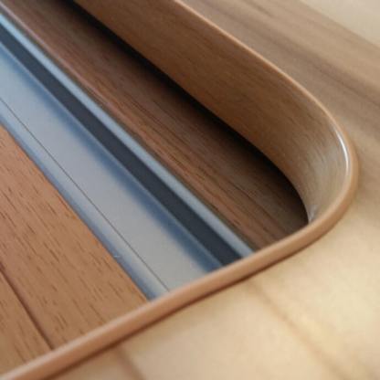Beech Wood-grain single lipped T-Trim edging - Image 4