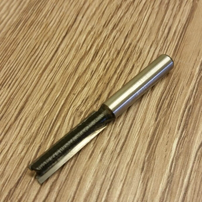 6.4 mm Double fluted straight routing bit - Image 4