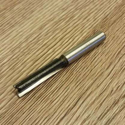 6.4 mm Double fluted straight routing bit