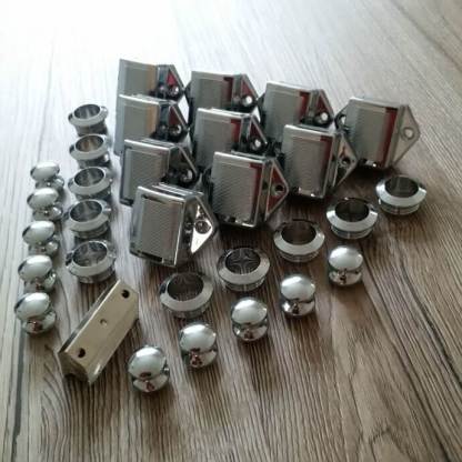Chrome Effect Mini push lock - Image 4