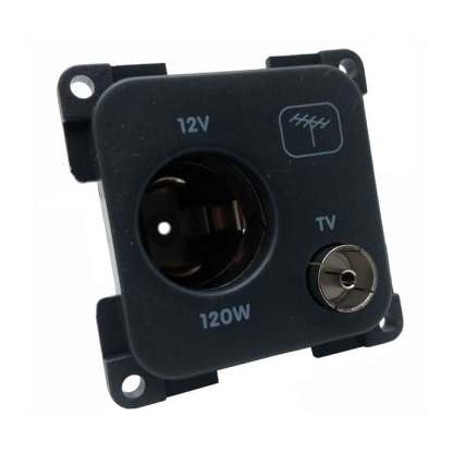 CBE 12V SOCKET & TV AERIAL SOCKET