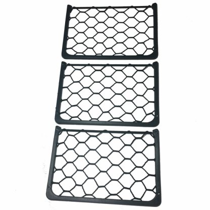 Black Elasticated Storage magazine net - Image 3