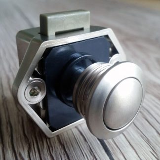 Pearl Nickle effect Mini push lock