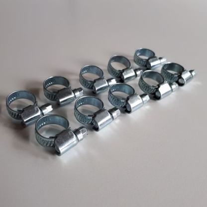 10 x worm drive clips