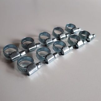 10 x worm drive clips