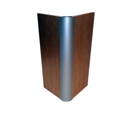 Anodised Satin Large Aluminium corner profile - Image 3