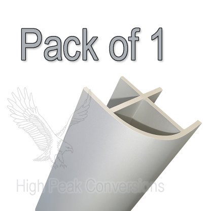 Anodised Small Aluminium corner profile - Image 4