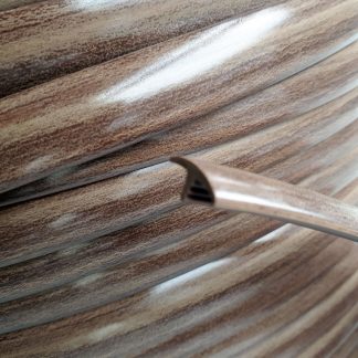 Plum Wood-grain single lipped T-Trim edging