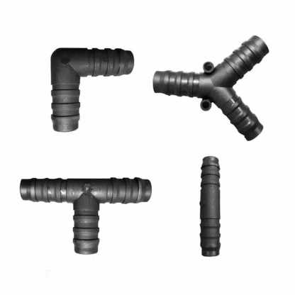 Pipe connectors - Y-T-L-I for 12mm internal diameter hose