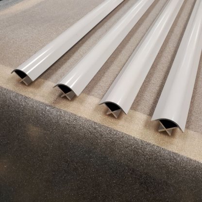 Small White Aluminium corner profile - Image 6
