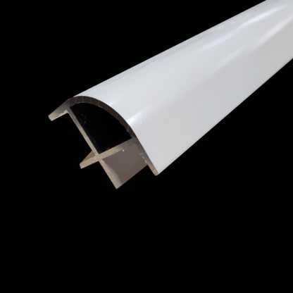 Small White Aluminium corner profile - Image 3