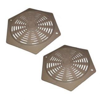 Pack of 2 X Hexagonal gas drop out floor vents