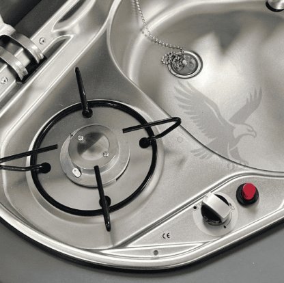 GR600R Hob / Sink (Right hand Sink) - replacement for Dometic 8821 - Image 2