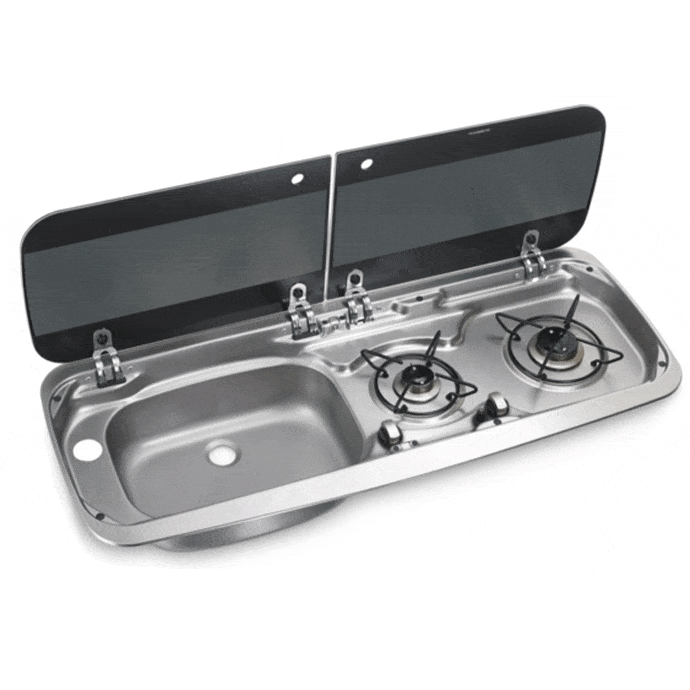 Smev 9222 Sink and 2 burner Hob Combination Unit