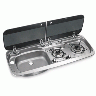 Smev 9222 Sink and 2 burner Hob Combination Unit