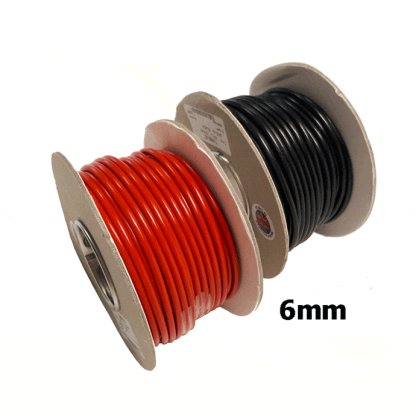 6mm2 - 50 Amp Thinwall Automotive cable UK Made