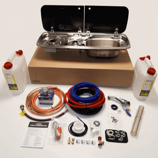 Dometic (Smev) 9222R Hot & Cold fixed installation kit