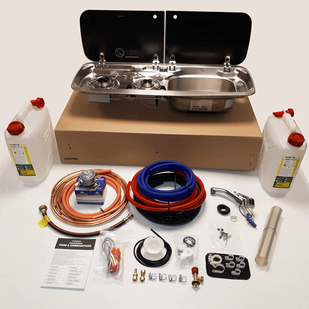 Dometic (Smev) 9222R Hot & Cold fixed installation kit