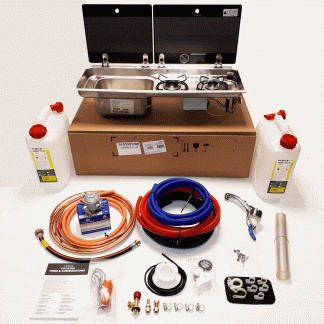 Dometic (Smev) 9722L - Hot & Cold fixed installation kit