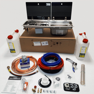 Dometic (Smev) 9722R - Hot & Cold fixed installation kit