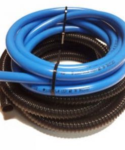 2m of Blue fresh water pipe & 2m Convoluted Waste pipe