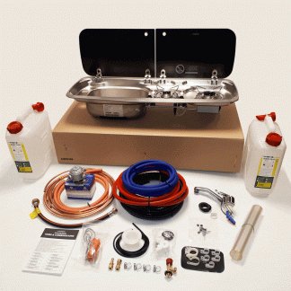 Dometic (Smev) 9222L Hot and Cold fixed installation kit