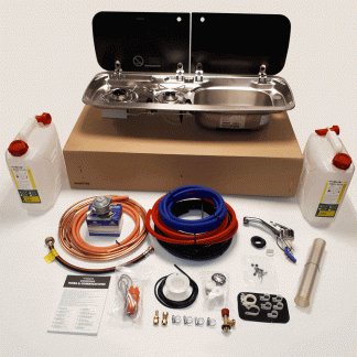 Dometic (Smev) 9222R Hot & Cold fixed installation kit