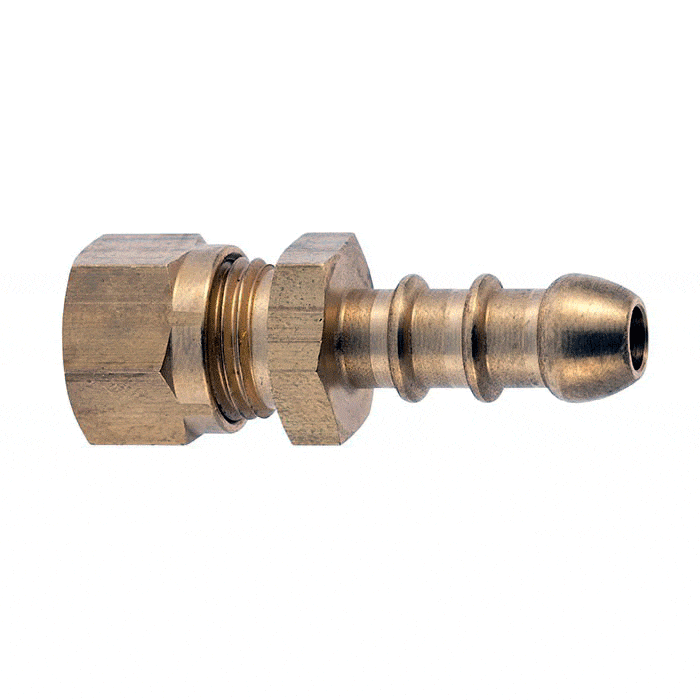 Fulham Gas Hose Nozzle x 8mm compression