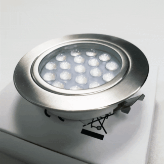 Recessed Touch Control 12V LED spotlights - Nickel finish