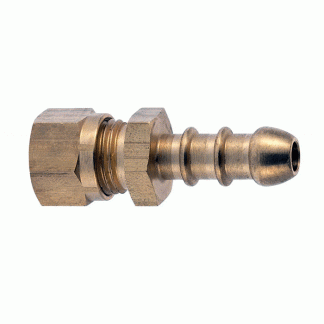Fulham Gas Hose Nozzle x 8mm compression