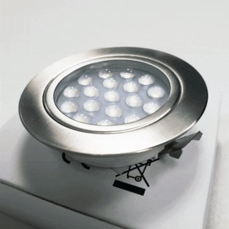 Recessed Touch Control 12V LED spotlights - Nickel finish