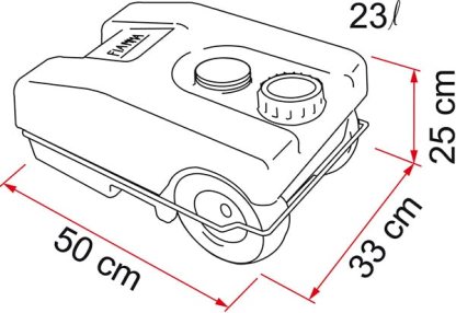 Fiamma waste Tank 23L - Image 2