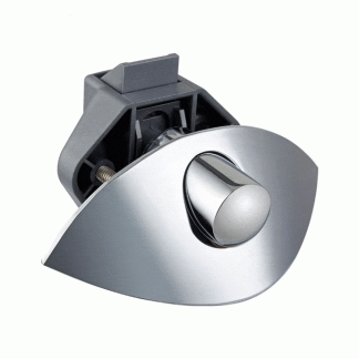 Chrome Half Moon push Lock