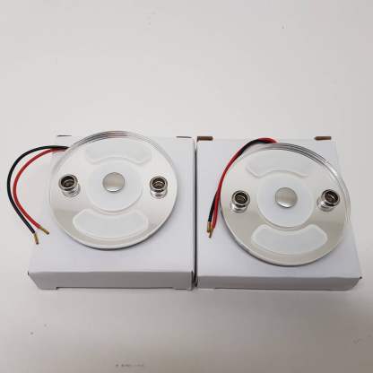 12v Round LED Touch Light, Slim Profile with Mirror Finish - Image 2