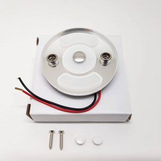 12v Round LED Touch Light, Slim Profile with Mirror Finish