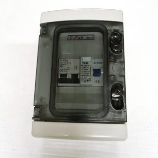 C-Pak HA-4 Mains Consumer Unit - Single Circuit