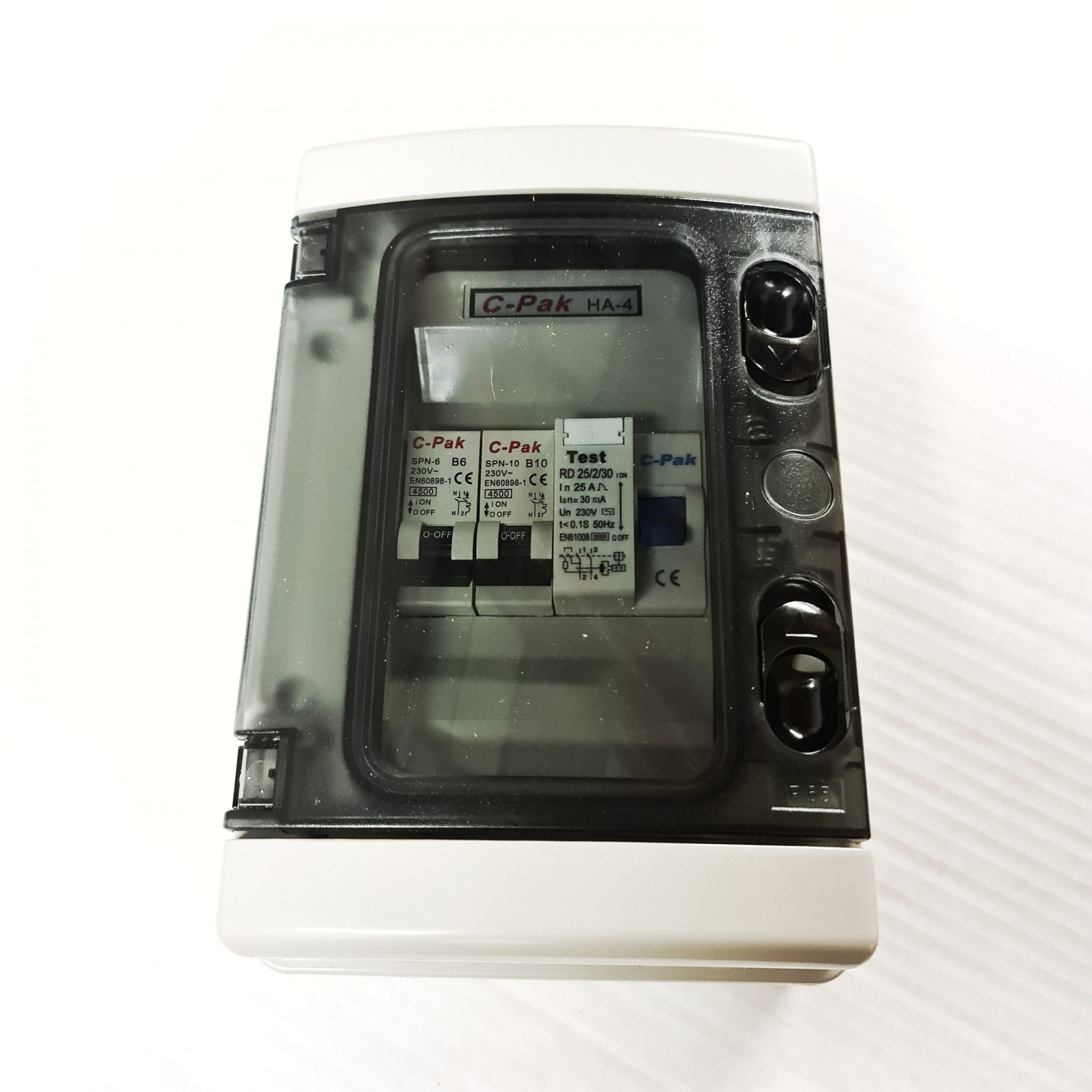 C-Pak HA-4 Mains Consumer Unit - Double Circuit