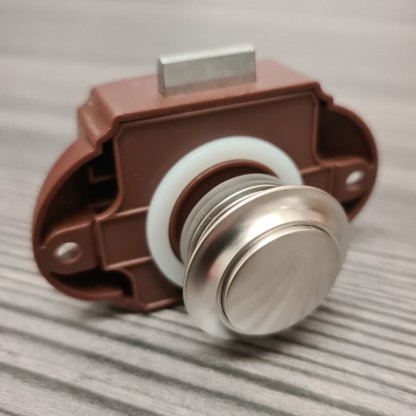 Large Pearl Nickel Effect push lock
