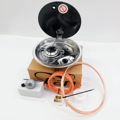 CAN FC1345 - 1 Burner Stainless steel hob with standard installation kit