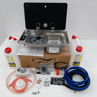 Can Sink & Hob (Right hand sink) FL1323 +Standard Installation Kit