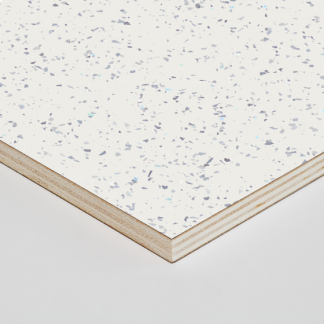 Lightweight ply -15mm  White Sparkle