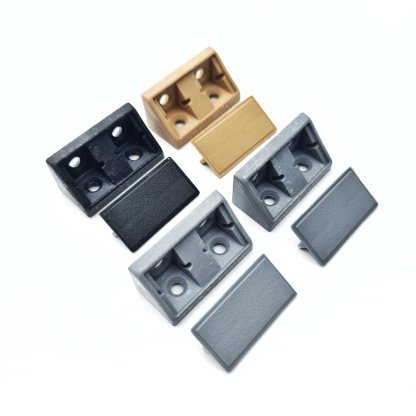 Light Brown Double Corner Joint Blocks and Caps - Image 2
