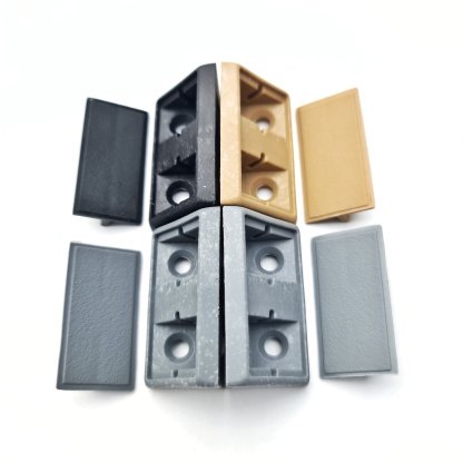 Black Double Corner Joint Blocks and Caps - Image 3