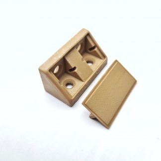 Light Brown Double Corner Joint Blocks and Caps