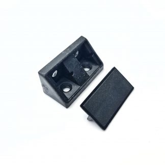 Black Double Corner Joint Blocks and Caps