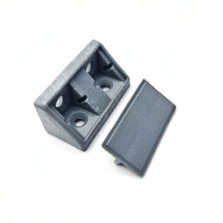 Dark Grey Double Corner Joint Blocks and Caps