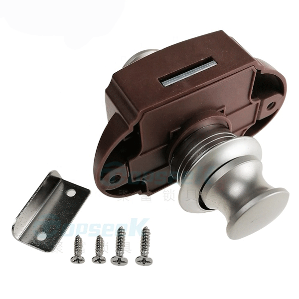Satin nickel Cubicle door lock - Image 4