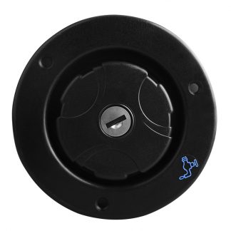 Round lockable exterior water inlet