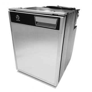 Silver Sanjo SVR50 L Compressor Fridge (Left hand hinged fridge)